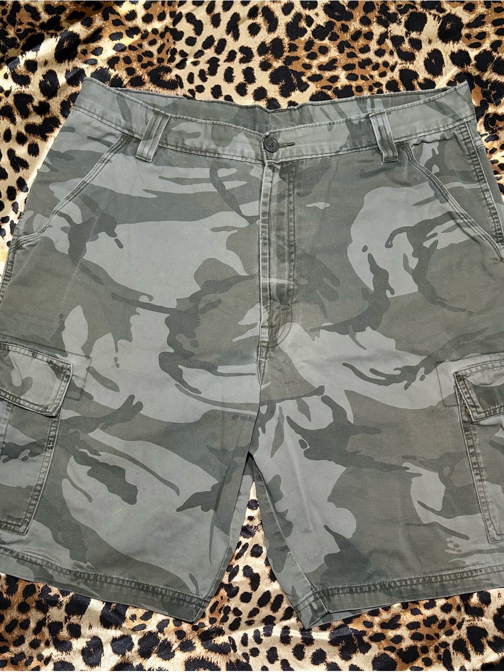 Vintage Wrangler Camouflage Cargo Shorts